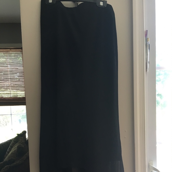 Orna Farho Paris Assymetrical Skirt w Chiffon Over - Picture 1 of 5